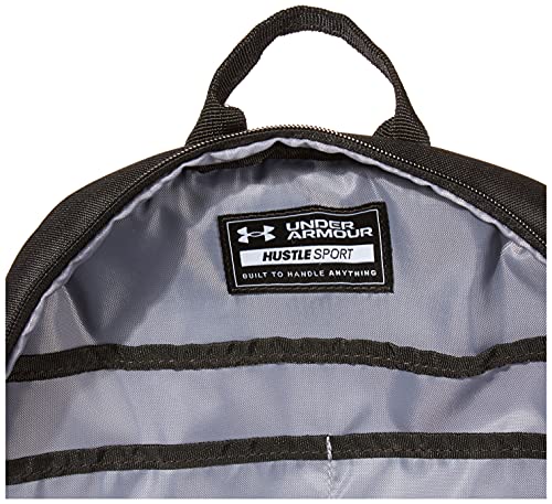 Under Armour Hustle Sport Backpack, mochila unisex, Negro (Black / Black / Silver) , One Size