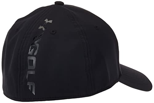 Under Armour Men's Golf Headline Cap 3.0, gorra con visera clásica, gorra para hombre hombre, Negro (Black/White (001)), XL/2XL