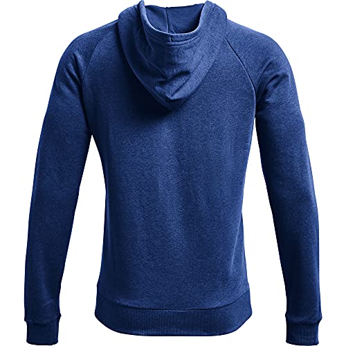 Under Armour Rival Fleece-Sudadera con Capucha para Hombre Camiseta, Tech Blue Light Heather/Indigo (432), L