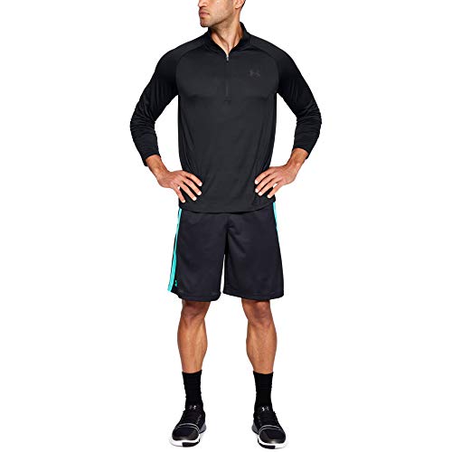 Under Armour Tech 2.0 1/2 Zip, Parte Superior del Calentamiento Hombre, Negro (Black / Charcoal) , L