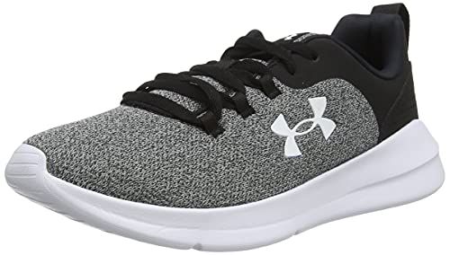 Under Armour UA W Essential NM, Zapatillas para Correr Mujer, Black/White/White, 36.5 EU