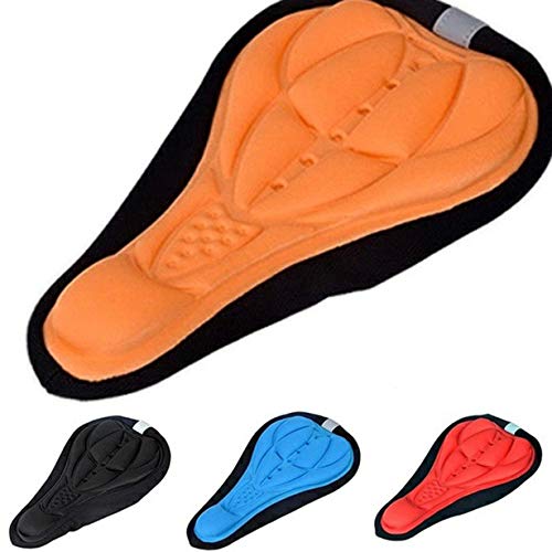 Uniqueheart Breathable 3D Foam Bicycle Saddle Seat Cover Mat MTB Mountain Road Bike Saddle Cover Bike Parts Exquisite