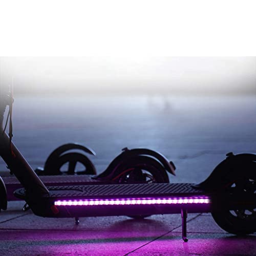 UNISOPH Scooter Lanterna, Tira de Linterna LED para Scooter eléctrico, luz de decoración de Seguridad Impermeable Plegable para Xiaomi M365