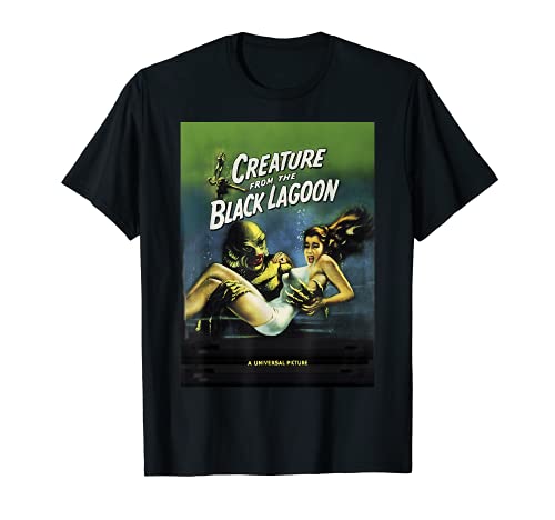 Universal Monsters Creature From The Black Lagoon Poster Camiseta