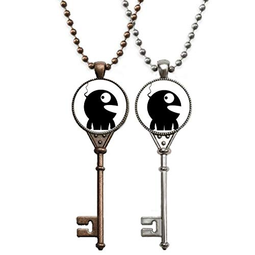 Universo Alien Monster Alien - Collar con colgante de llave