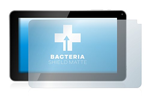 upscreen Protector de Pantalla Mate Compatible con Kliver Klipad 9" Medium (2014) Película Protectora Antibacteriana - Anti-Reflejos