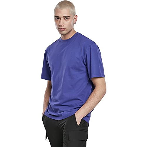 Urban Classics Basic Crew Neck Tall tee Camiseta, bluepurple, M para Hombre