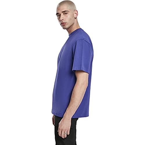 Urban Classics Basic Crew Neck Tall tee Camiseta, bluepurple, M para Hombre