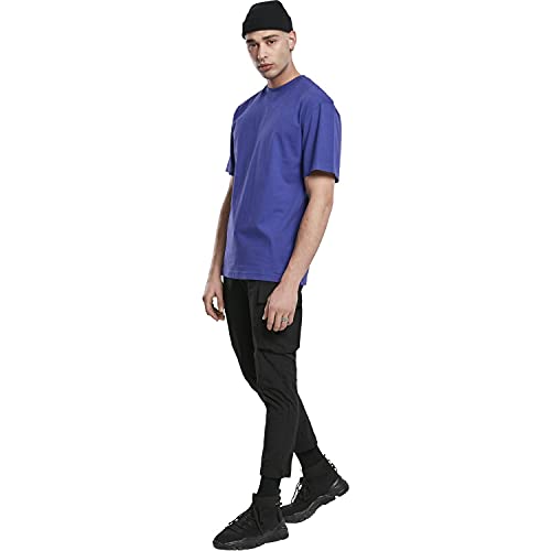 Urban Classics Basic Crew Neck Tall tee Camiseta, bluepurple, M para Hombre