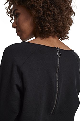 Urban Classics Ladies Long Sleeve Terry Jumpsuit Mono Largo, Negro (Black 00007), XL para Mujer