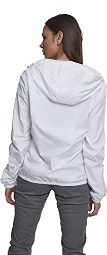 Urban Classics Pull Over Windbreaker Chaqueta para Mujer, Blanco, S