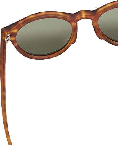 Urban Classics Sunglasses Sunrise UC, Gafas Unisex Adulto, Leopardo Marrón/Verde, One Size