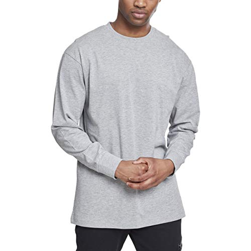 Urban Classics Tall tee L/S Camiseta, Gris (Grey 00111), XXXXL para Hombre