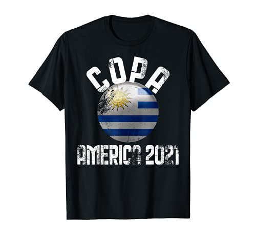 Uruguay Camiseta de Fútbol País Bandera Copa 2021 Camiseta