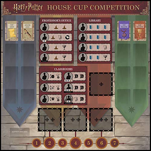 USAopoly Harry Potter House Cup Competition | Worker Placement Board Game | Play as Your Favorite Hogwarts House