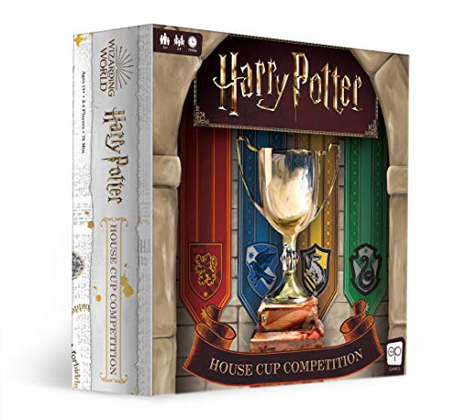 USAopoly Harry Potter House Cup Competition | Worker Placement Board Game | Play as Your Favorite Hogwarts House