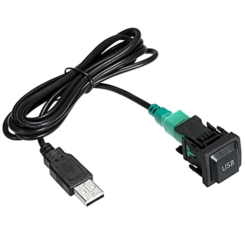 USB Cable Adaptador de Audio para Coche, Cable de Radio para Reproductor de CD, Repuesto para VW Volkswagen (130cm)