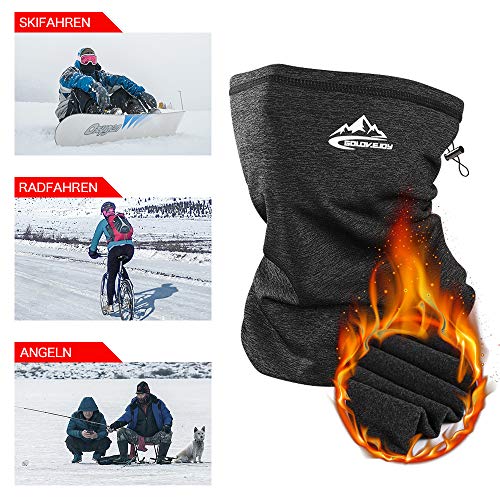 UV STYLISH Braga Cuello Moto Cabeza Mascarilla - Multifuncional Calentador Invierno térmico Cuello Hombres Mujeres Pasamontañas Bufanda Caliente Máscara de Esquí Gorro para Ciclismo Correr Aire Libre