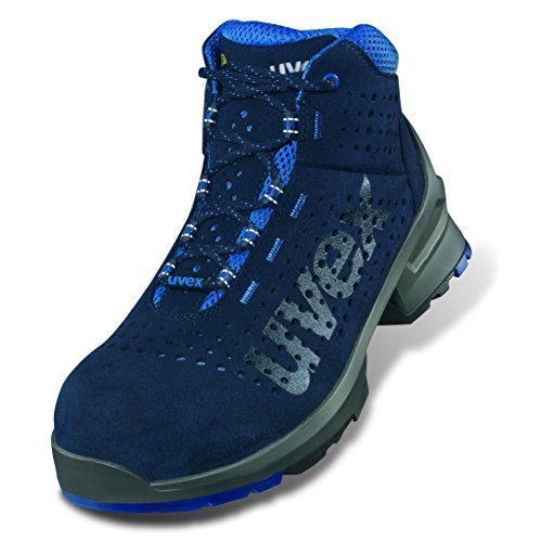 Uvex 1 Bota de Seguridad S1 SRC | Zapato Profesional de Trabajo | Punta Antiaplastamiento de Composite | Azul