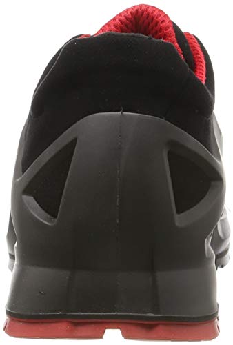 Uvex 1 X-tended Zapatos Profesional de Seguridad S3 SRC - Zapatilla Deportiva de Trabajo - Punta Antiaplastamiento de Composite - Negro - Rojo
