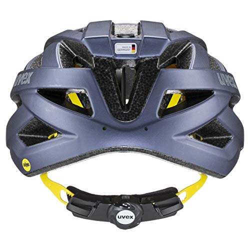 Uvex i-Vo CC MIPS Casco de Bicicleta, Unisex Adulto, Midnight-Silver Mat, 56-60 cm