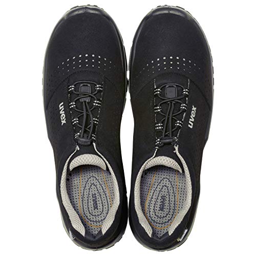 Uvex Motion Style - Zapato de Seguridad S1 SRC ESD - Negro, Talla:43