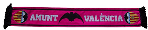 Valencia CF Bufvcf Bufanda Telar, Rosa/Negro, Talla Única