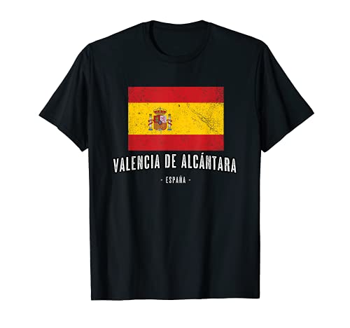 Valencia de Alcántara España | Souvenir - Ciudad - Bandera - Camiseta