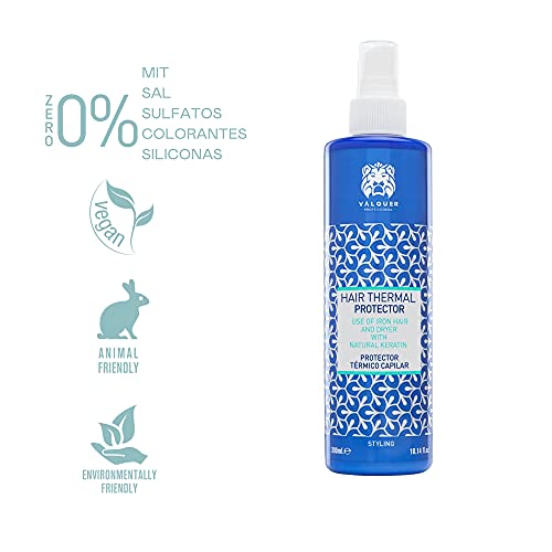 Valquer Profesional Protector Térmico Capilar. Spray protector cabello. Protege el cabello del calor - 300 ml