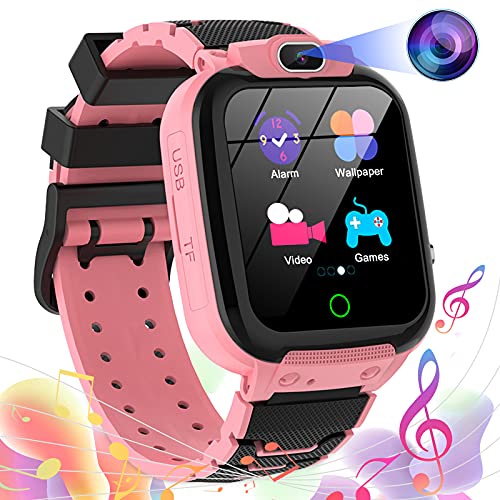 Vannico Smartwatch para Niños Game Watch - Video 16 Juegos de Música Reloj Inteligente con Cámara 10 MP Pantalla Táctil para Niños Niñas Regalo