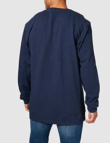 Vans Athletic Crew Sudadera, Azul a Cuadros, M para Hombre