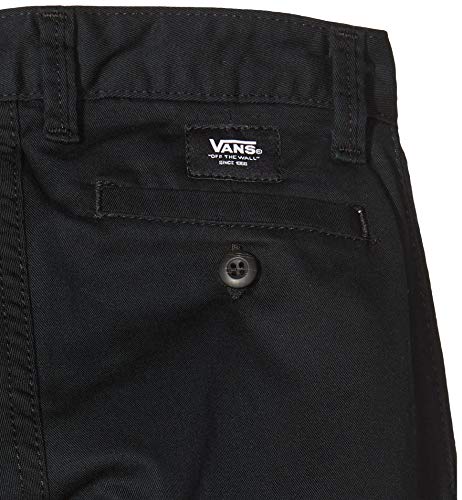 Vans Authentic Chino Stretch Boys Pantalones, Negro (Black Blk), Small (Talla del Fabricante: 24) para Niños