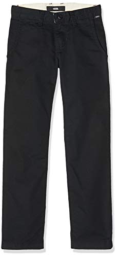 Vans Authentic Chino Stretch Boys Pantalones, Negro (Black Blk), Small (Talla del Fabricante: 24) para Niños