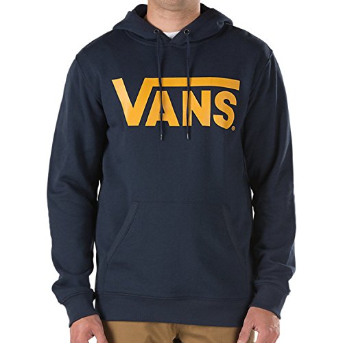 Vans Classic Pullover Hoodie - Jersey para hombre, color azul (navy blue/mineral yellow), talla XL