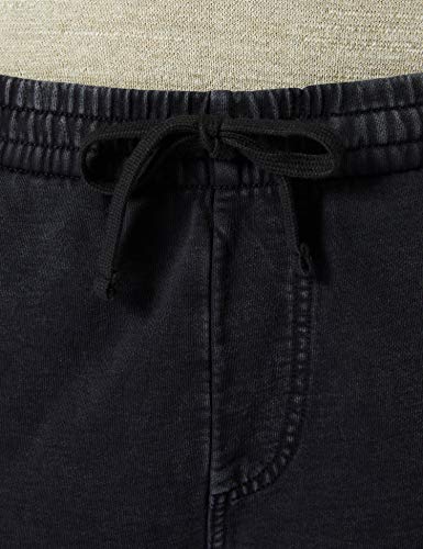 Vans Easy Wash Fleece Short Pantalones Cortos, Negro, 42 para Hombre