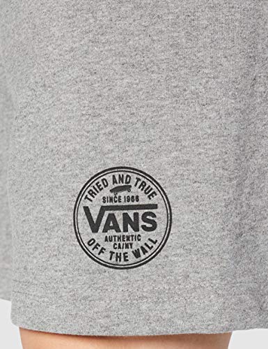 Vans Logo Fleece Short Pantalones Cortos, Cemento Heather, 50 para Hombre