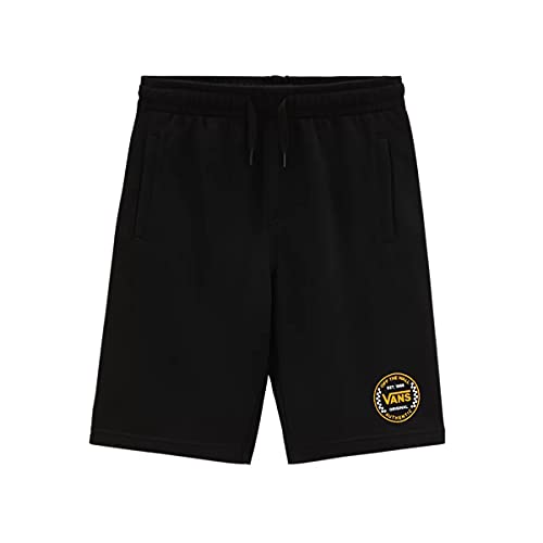 Vans Off The Wall Fleece Short FT Boys Pantalones Cortos, Black, 27 para Niños