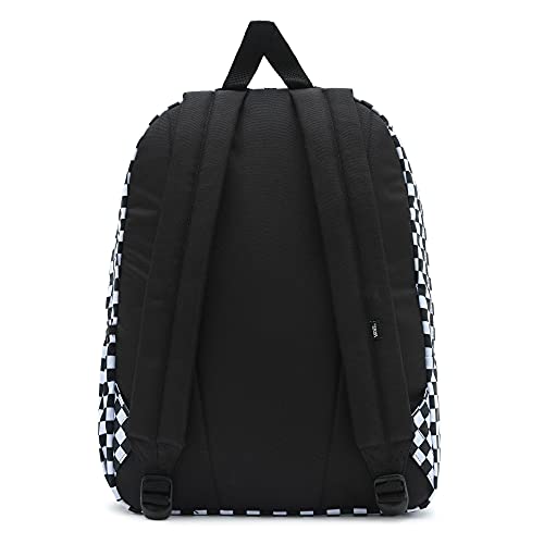 Vans Realm Flying V Backpack, Mochila para Mujer, Black-Checker, Talla única