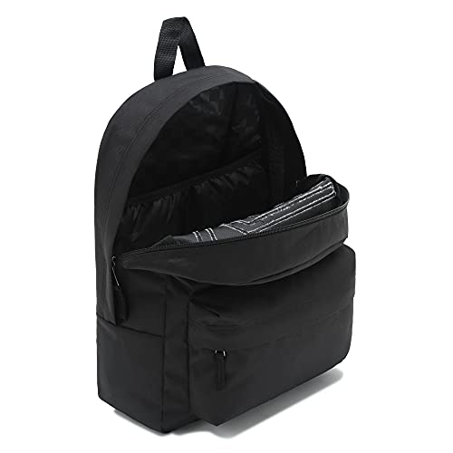 Vans Realm Flying V Backpack, Mochila para Mujer, Tinte Negro, Talla única