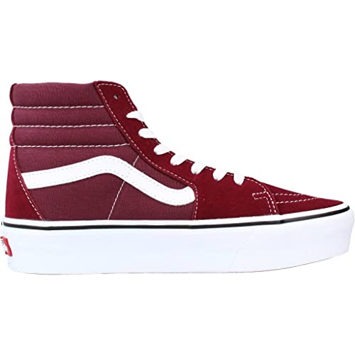 VANS SK8 HI Platform Zapatos Deportivos para Mujer Burdeos VN0A3TKNQSQ1