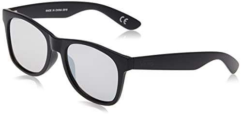 Vans Spicoli Flat Shades Gafas de Sol, Negro (Black/Silver Mirror), 50.0 para Hombre