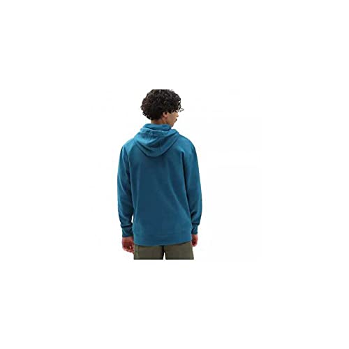 Vans Sudadera básica de Forro Polar Capucha, Azul Marroquí, XS para Hombre