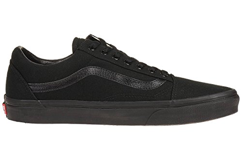 Vans U Old Skool - Zapatillas, Unisex Adulto, Negro (Nero (Schwarz/Black/Black)), 36.5