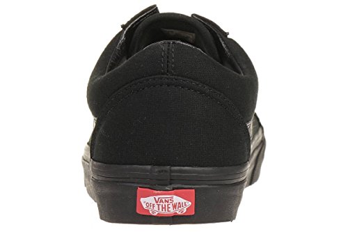 Vans U Old Skool - Zapatillas, Unisex Adulto, Negro (Nero (Schwarz/Black/Black)), 36.5