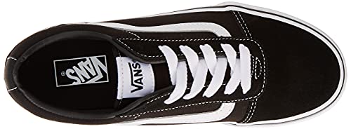 Vans Ward Suede/Canvas, Zapatillas, Black White Iju, 34 EU