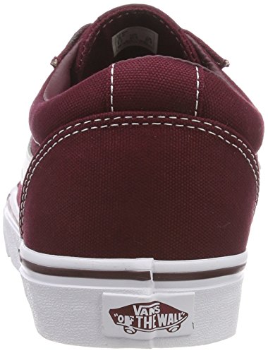 Vans Ward, Zapatilla Baja Hombre, Rojo (Canvas/Port Royale/White 8J7), 42 EU