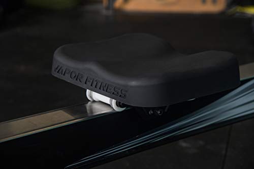 Vapor Fitness - Funda de asiento para máquina de remo de silicona negra compatible con la máquina de remo Concept 2