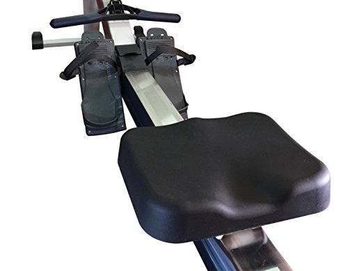 Vapor Fitness - Funda de asiento para máquina de remo de silicona negra compatible con la máquina de remo Concept 2