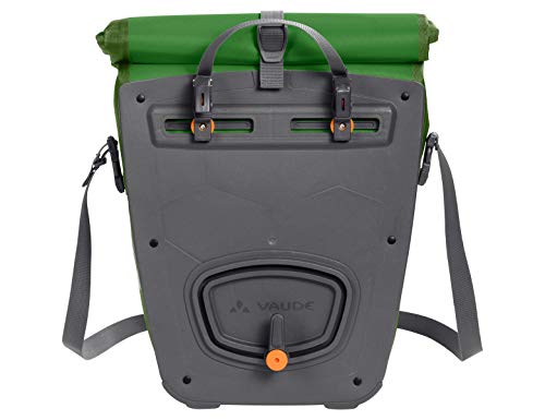 VAUDE Aqua Back – Juego de 2 bolsas para bici adaptables a la carga e impermeables, Verde (Verde), Talla única