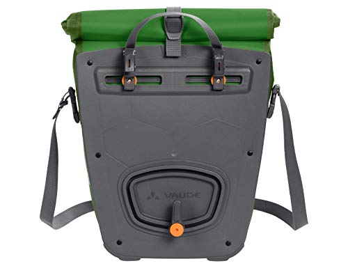 VAUDE Aqua Back – Juego de 2 bolsas para bici adaptables a la carga e impermeables, Verde (Verde), Talla única